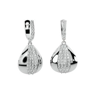 Amelia Round Diamond Earrings